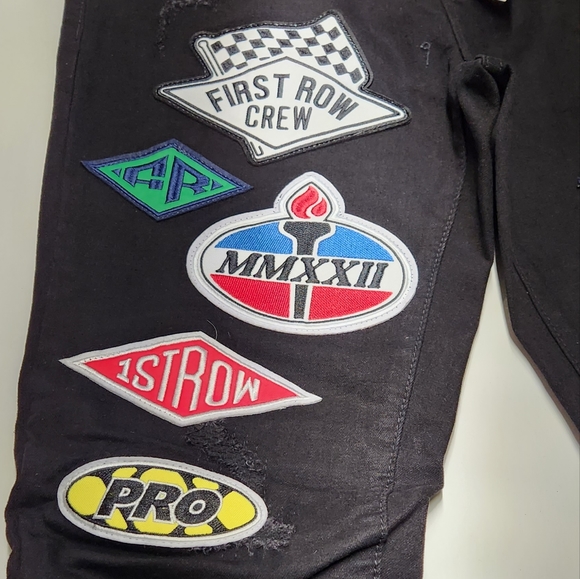 Nascar 🏁 🏎 Blk Denim Jeans👖 - Picture 5 of 10